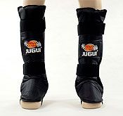 Caneleira com pé de velcro